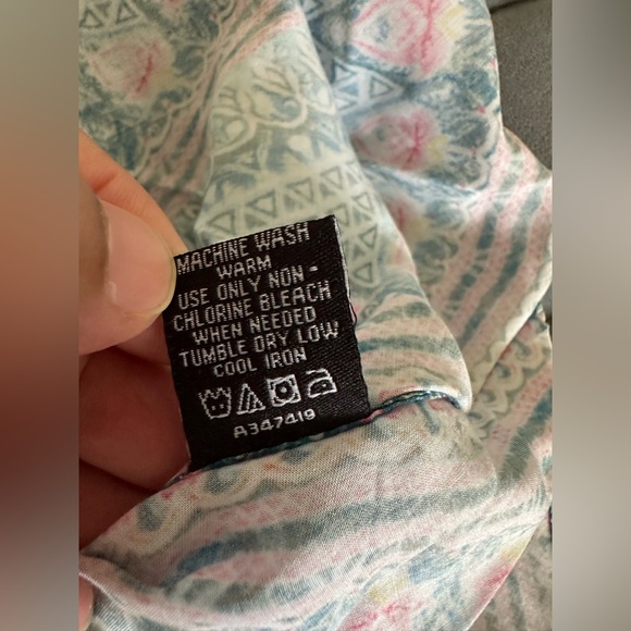 Tolani Blue and Pink women’s  bohemian caftan/Tunic 100% modal size MP - Picture 10 of 10